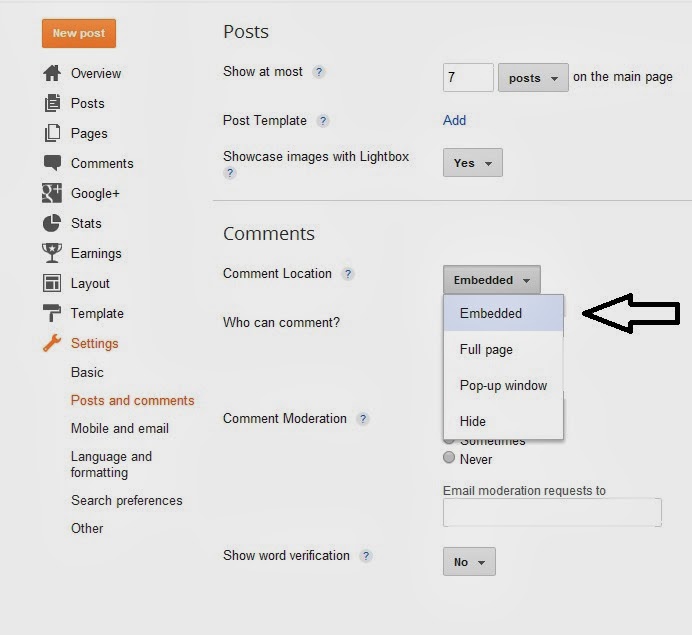 Enabling threaded commenting on blogger blog - Citrusspice and Travels