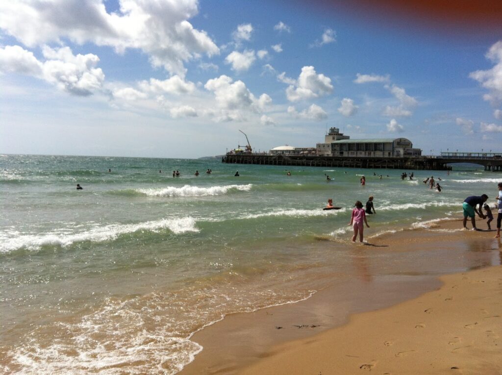 Bournemouth Pier on Bournemouth Beach