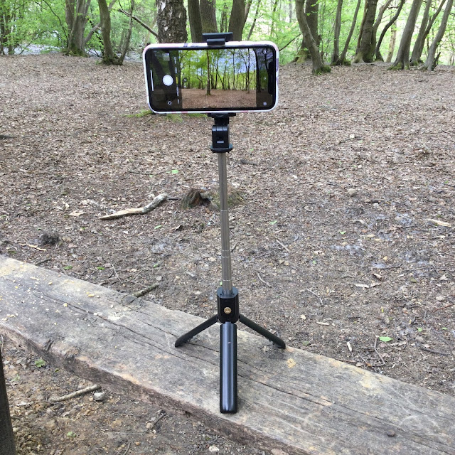 Selfie stick tripod stand
