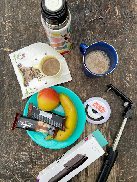 Picnic at Ruislip Lido and woods