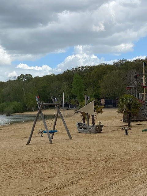 Childrens play area at Ruislip woods and Lido