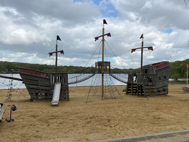The pirates ship at Ruislip Lido play area