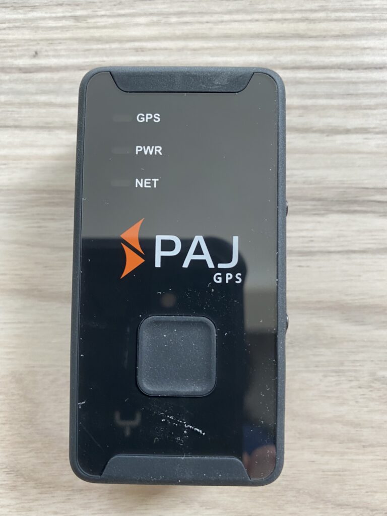 PAJ Easy Finder 4G tracker opening screen on iphone