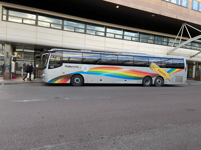 Flygbussarna airport coaches at Stockholm Airport