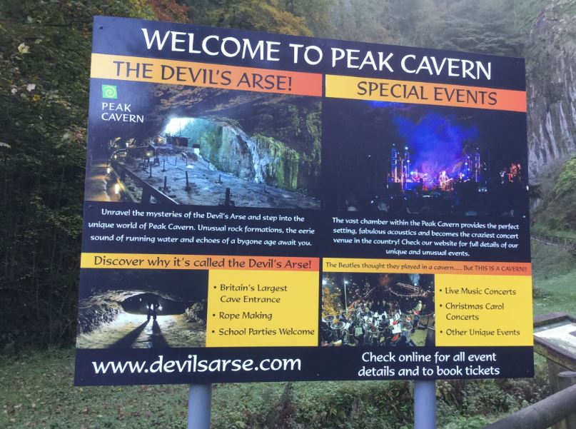 Peak Cavern near YHA Castleton Losehill Hall