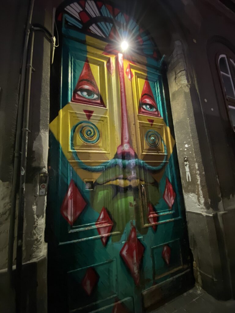 Street Art in the Jewish Quarters in Budapest
