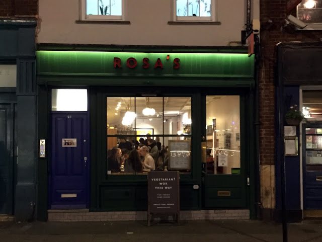 Front facia of Rosa Thai in Dean Street London
