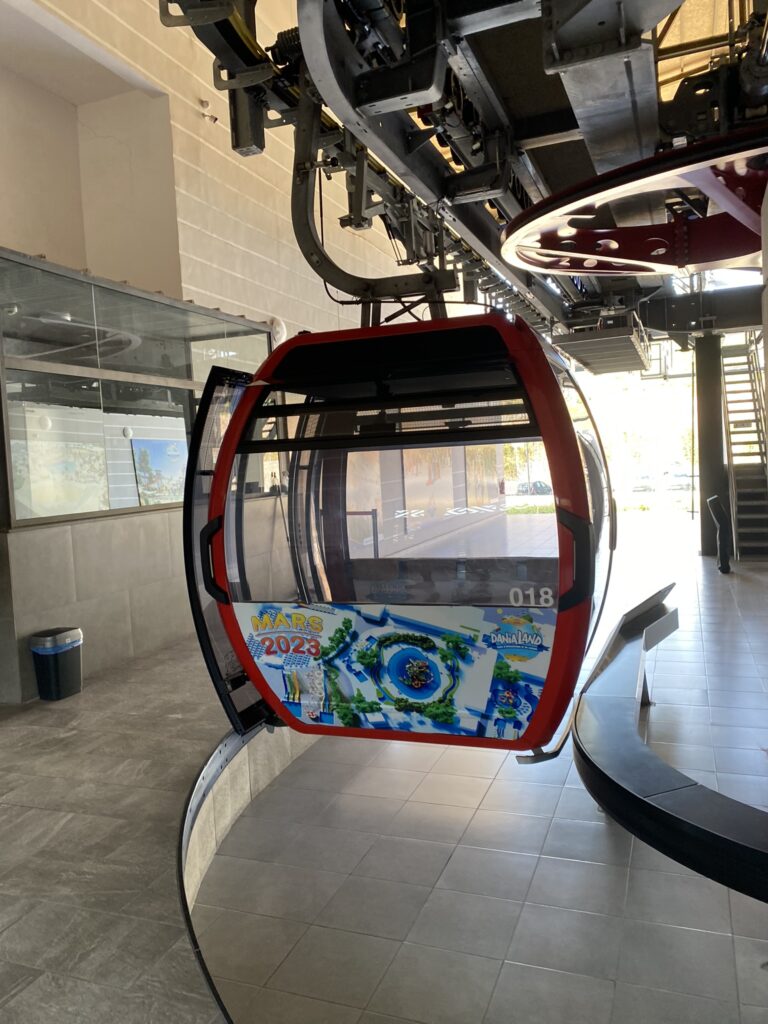 Cable car up to the Kasbah in Agadir