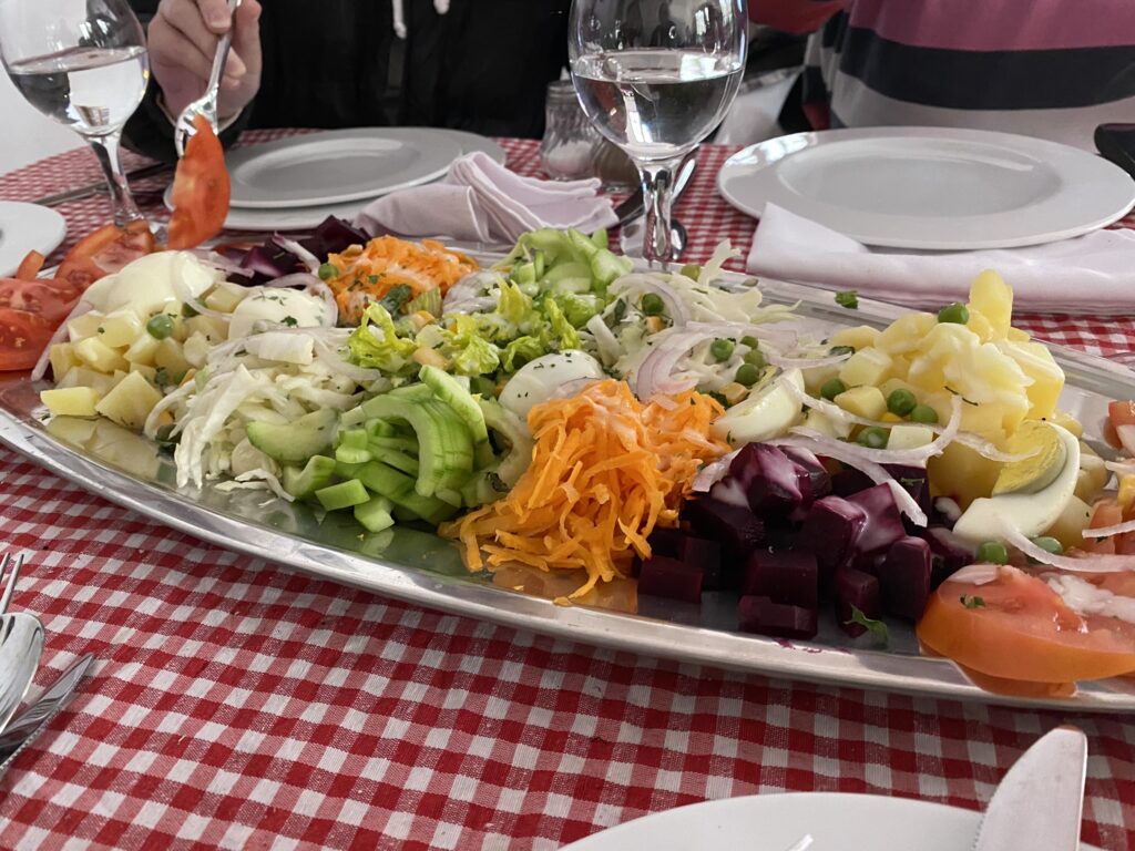 A platter of Moroccan Salad