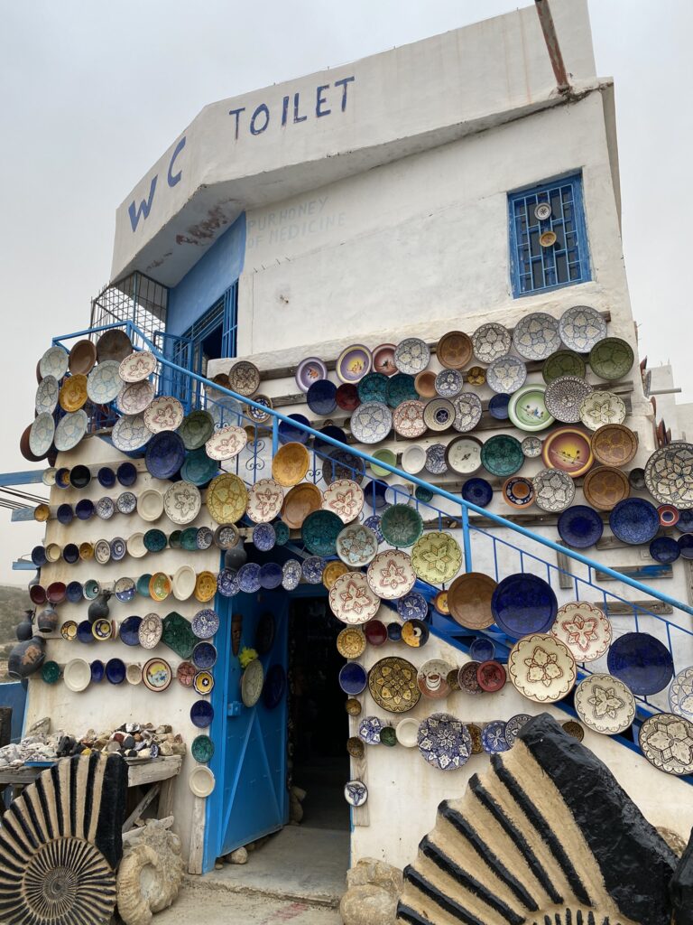 Souvenier and bric abrac shop in Paradise valley Agadir