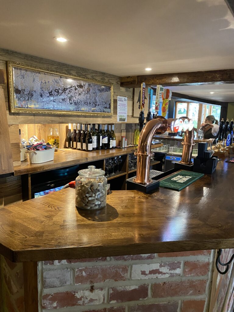 Bar at The Duke on the Test Inn Romsey