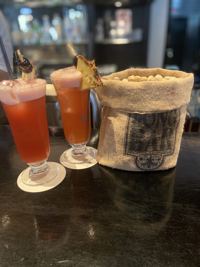 Singpore slings at Raffles Hotel Singapore