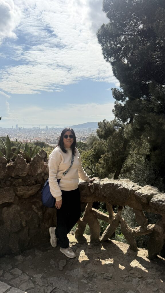 Nayna in Parc Guell